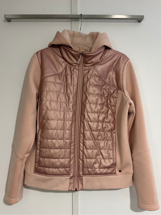 CALIA by Carrie Underwood Jackets & Blazers - CALIA by Carrie Underwood Quilted Hooded Jacket - Dusty Rose